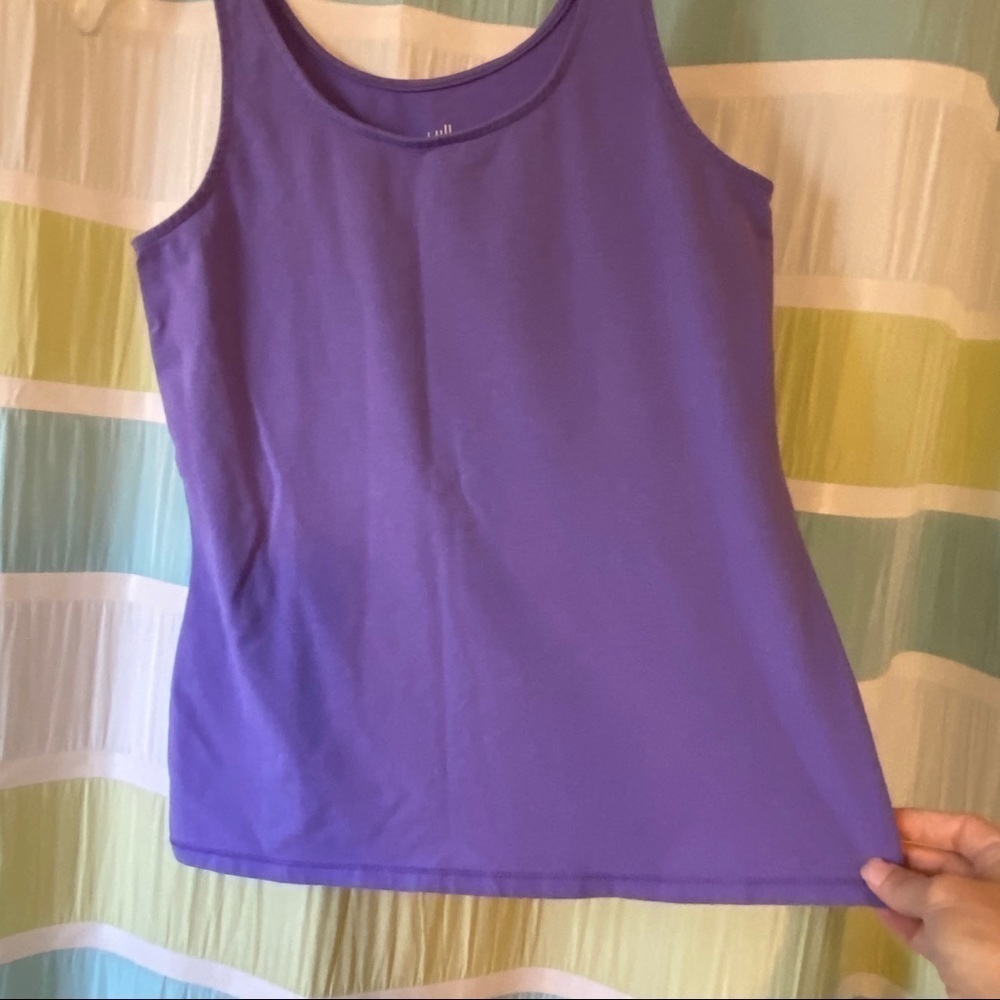 J Jill 2 Tops Bundle Orange Purple Sz Small - Picture 4 of 8